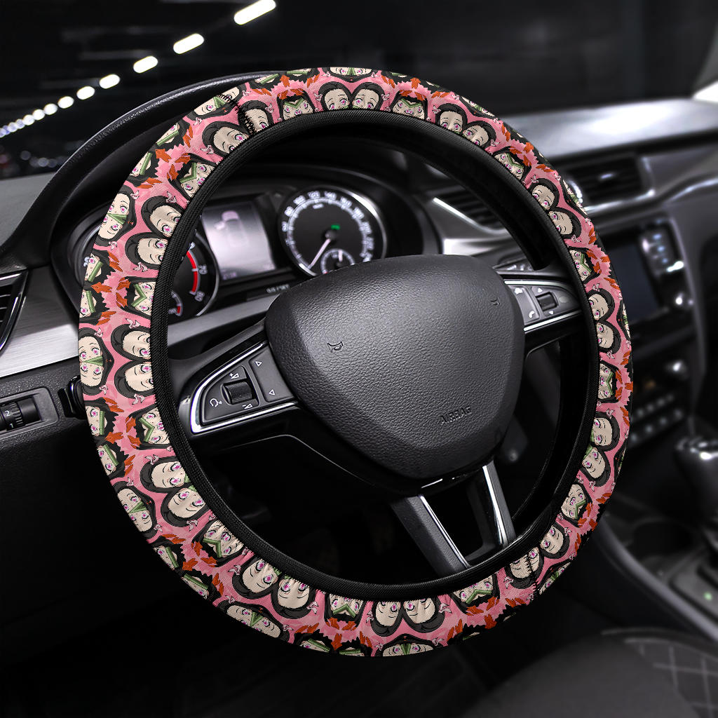 Kamado Nezuko Demon Slayer Anime Car Steering Wheel Cover 8