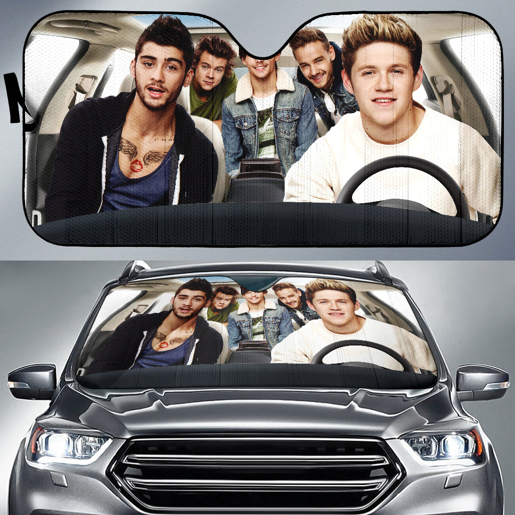 One Direction Car Auto Sun Shades Windshield Accessories Decor Gift
