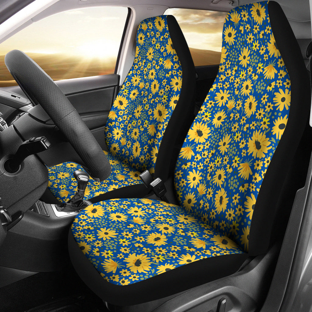 Sunflower Pattern Car Seat Covers