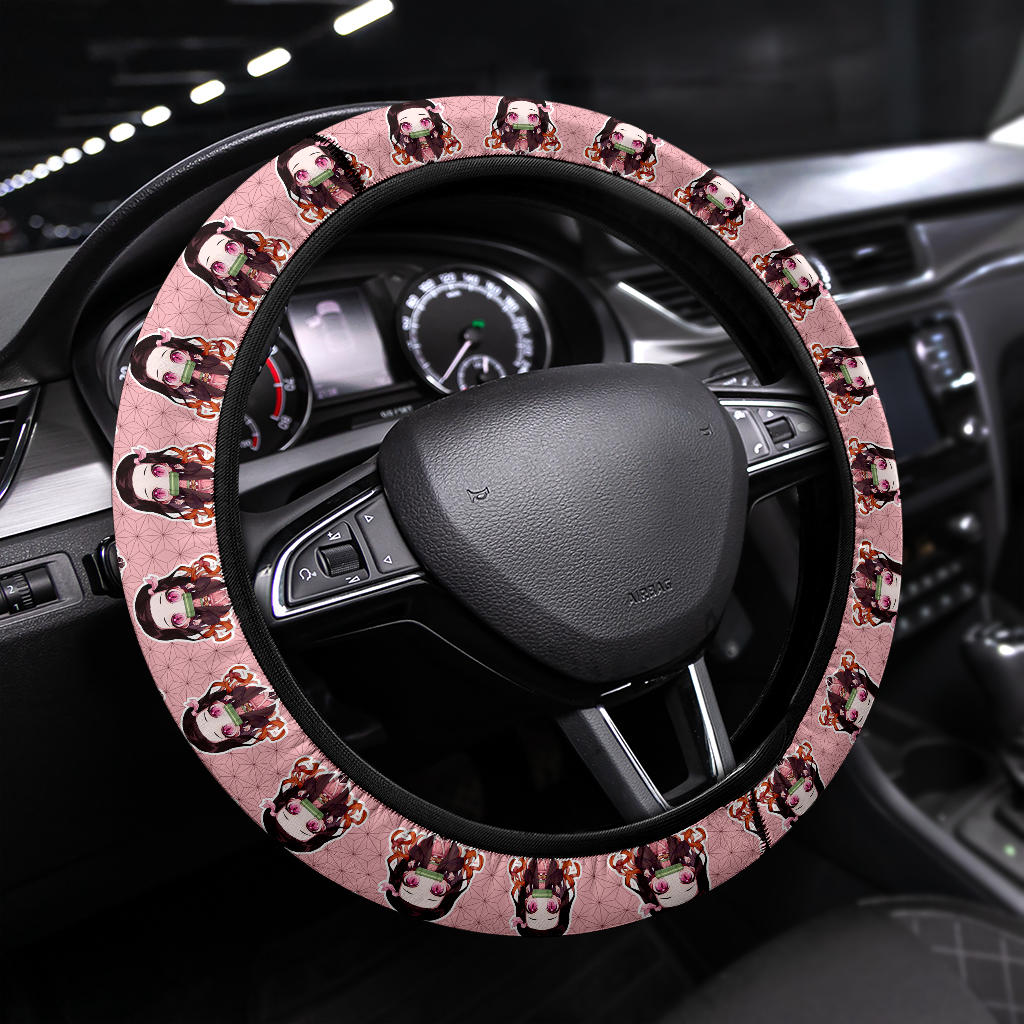 Kamado Nezuko Demon Slayer Anime Car Steering Wheel Cover 2