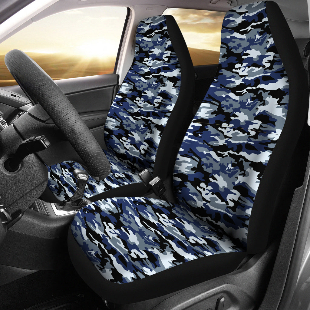 Marine Camo Print Car Seat Covers