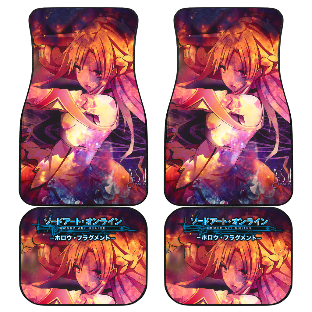 Asuna Sword Art Online 5 Car Floor Mats Custom Car Accessories Car Decor 2022