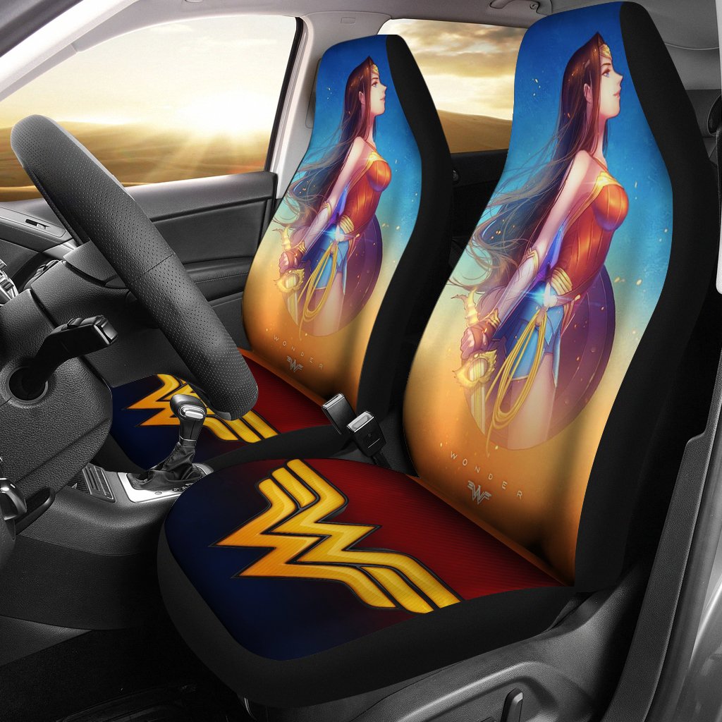 Wonder Woman Anime Seat Covers