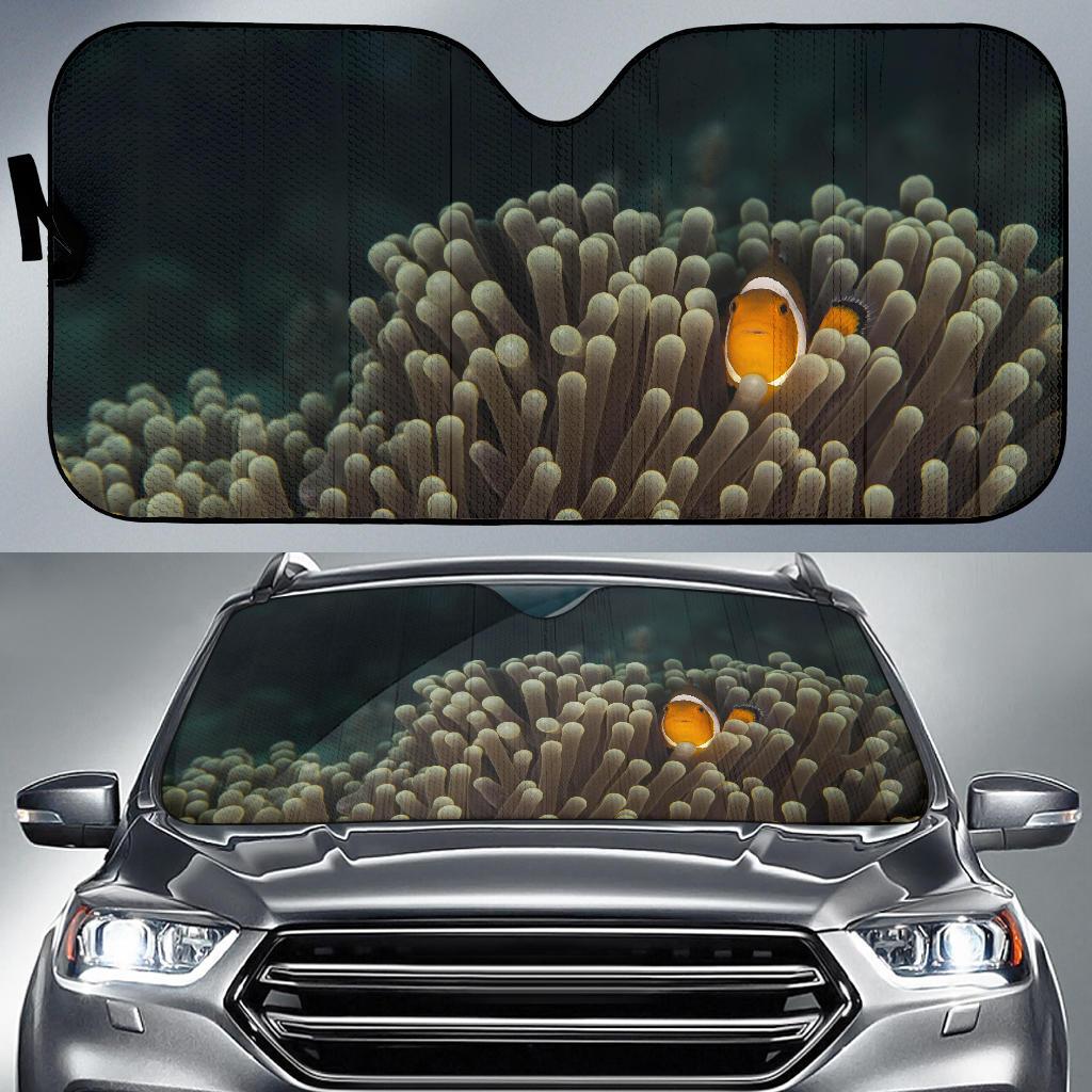 Underwater Algae Fish Hd 8K Car Sun Shade Gift Ideas 2022