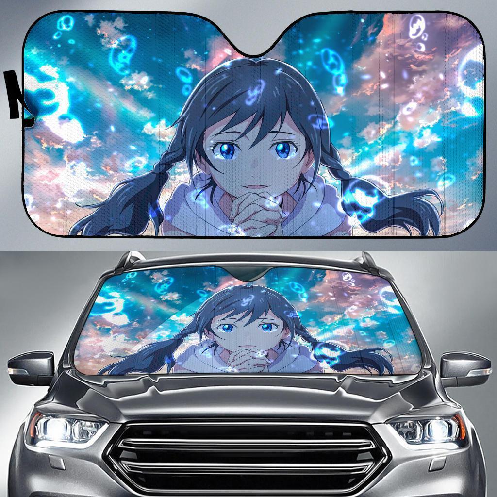 Weathering With You Anime Car Sun Shade Amazing Best Gift Ideas 2022