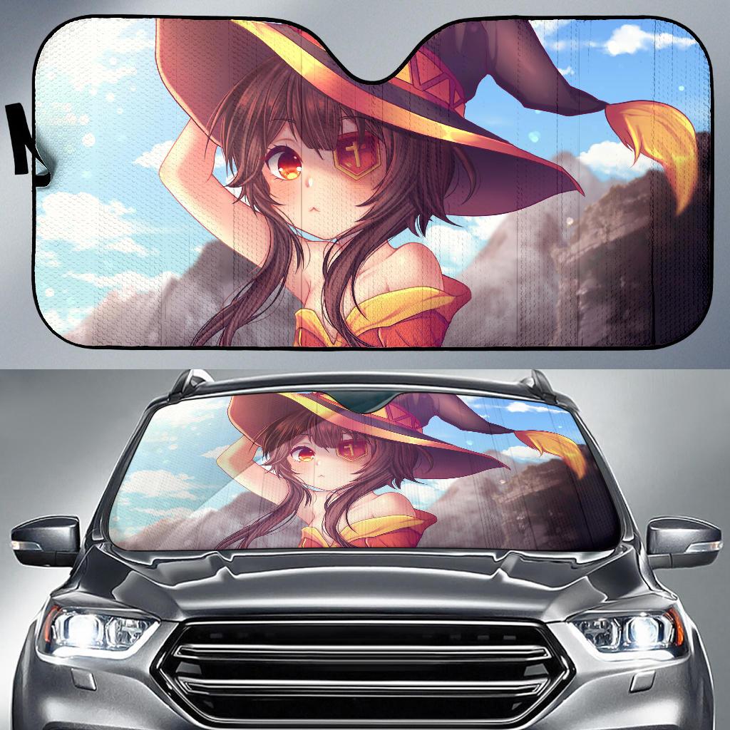 Megumin Konosuba Hd Car Sun Shade Gift Ideas 2022