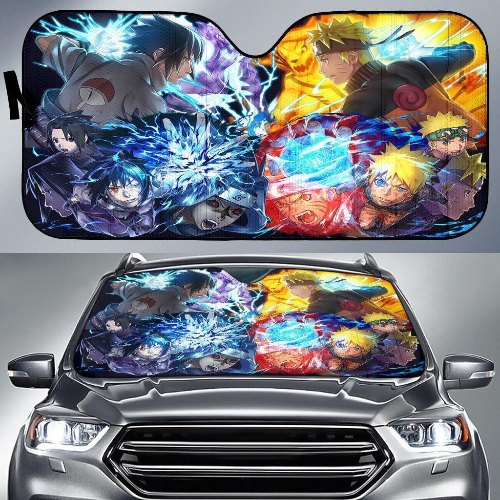 Naruto Vs Sasuke Car Sun Shades Amazing Best Gift Ideas 2022