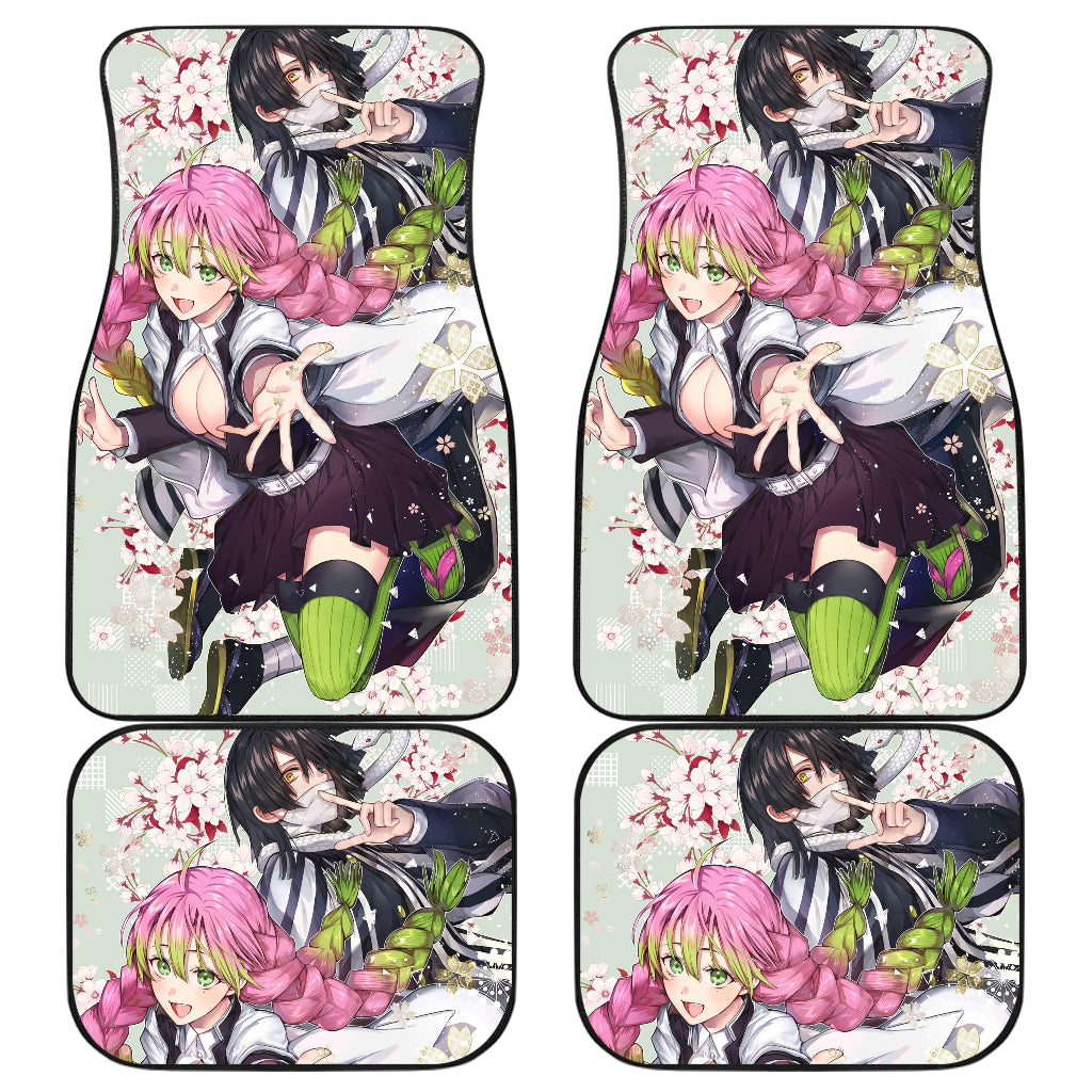 Serpent And Hashira Demon Slayer Uniform 6 Anime Car Floor Mats Custom Car Accessories Car Decor 2021