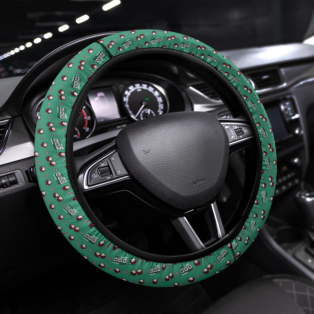 Kamado Tanjiro Demon Slayer Anime Car Steering Wheel Cover 6