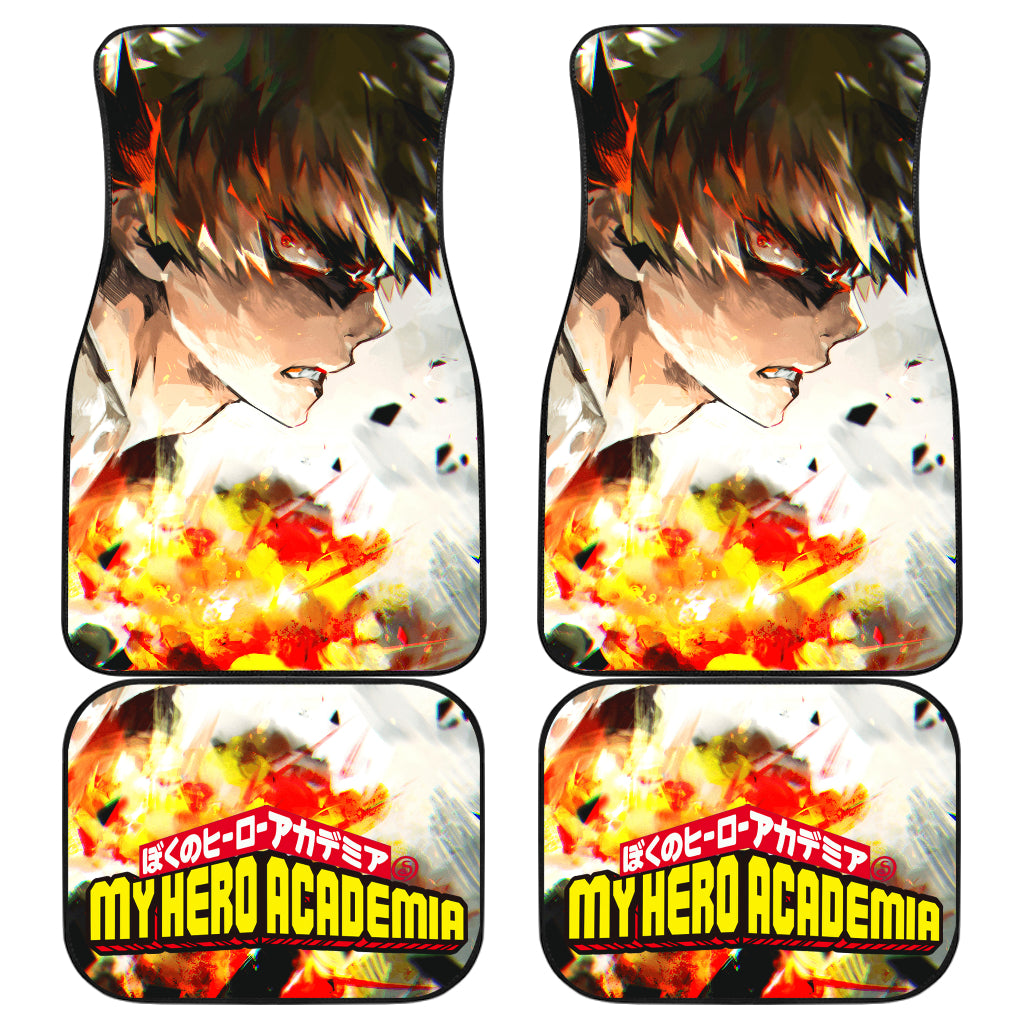 Bakugo Katsuki 10 Anime Car Floor Mats Custom Car Accessories Car Decor 2022