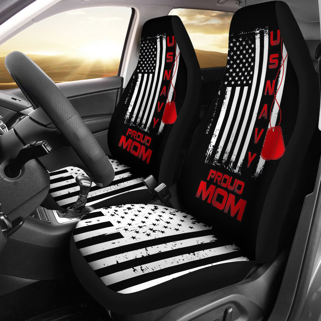 Veteran U.S. Navy Mom Car Seat Covers