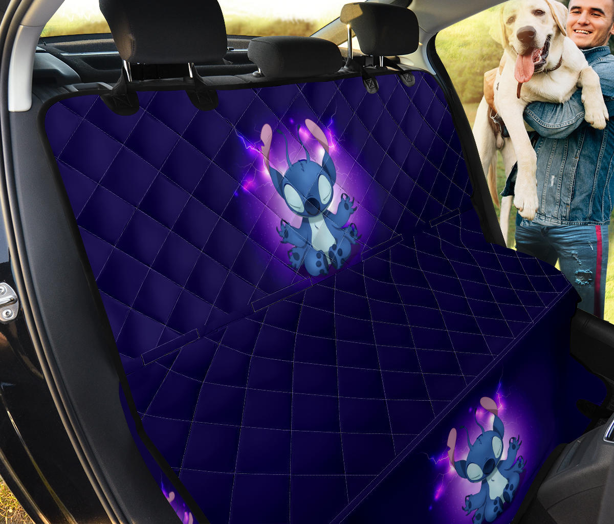 Stitch Do Yoga Funny Custom Premium Pet Seat Cover