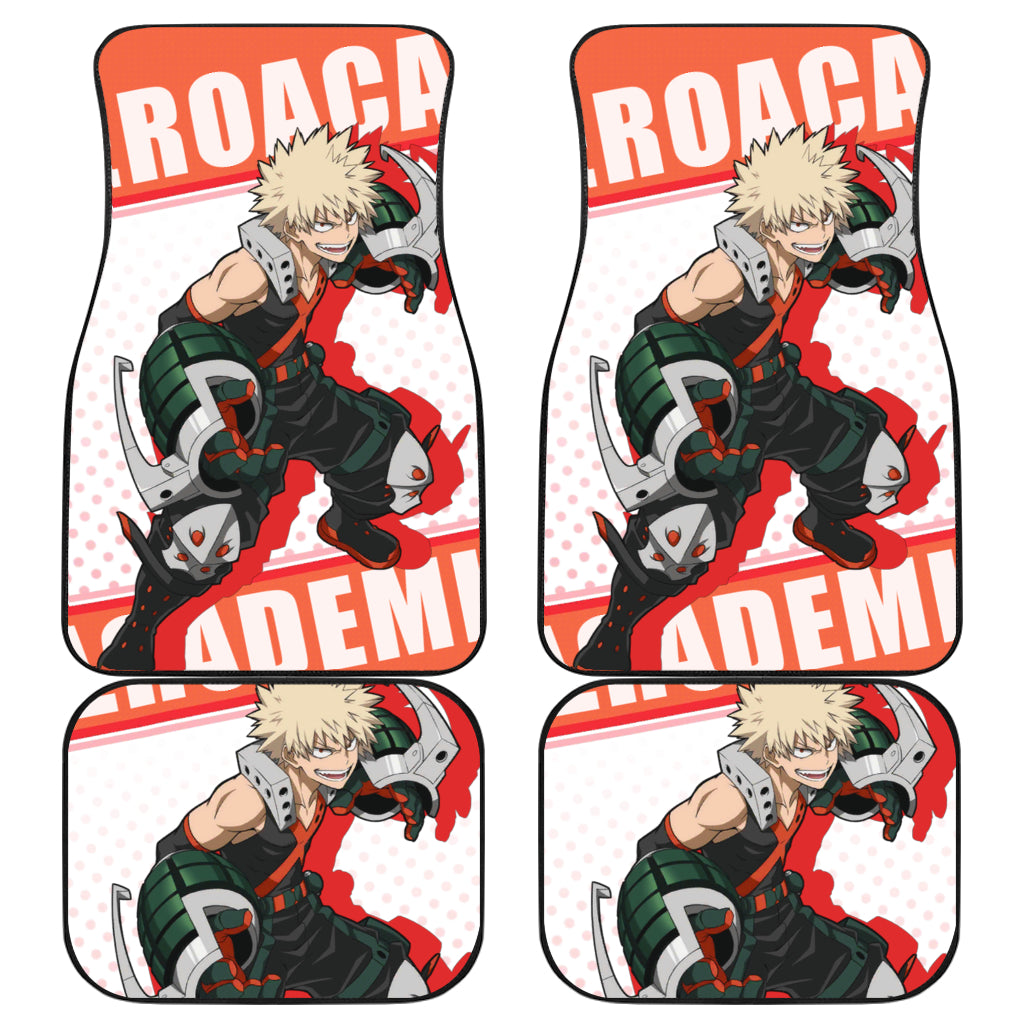 Bakugo Katsuki 1 Anime Car Floor Mats Custom Car Accessories Car Decor 2022