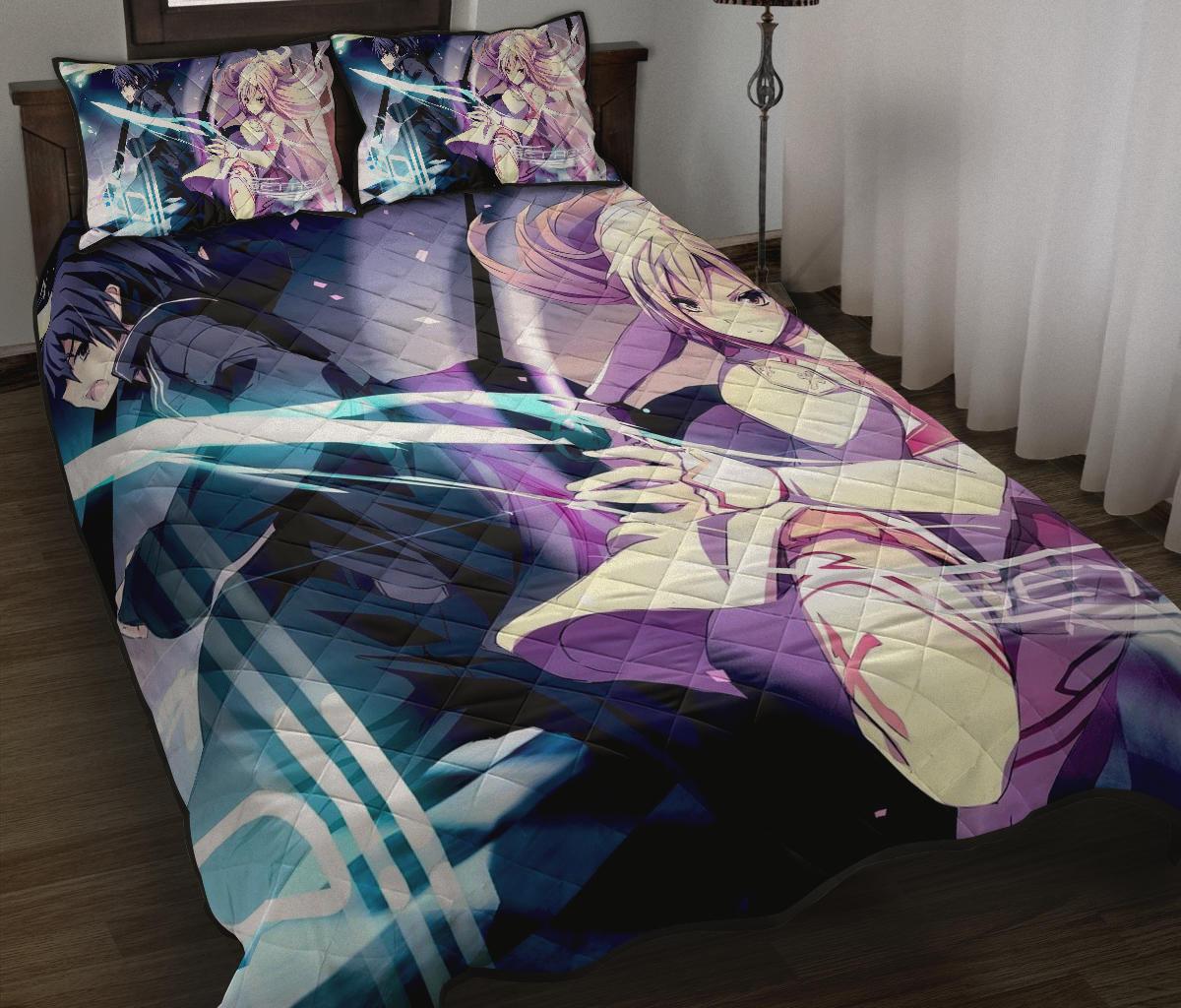 Sword Art Online Anime Quilt Bed Set Pillow Case Amazing Decor Gift Ideas 13