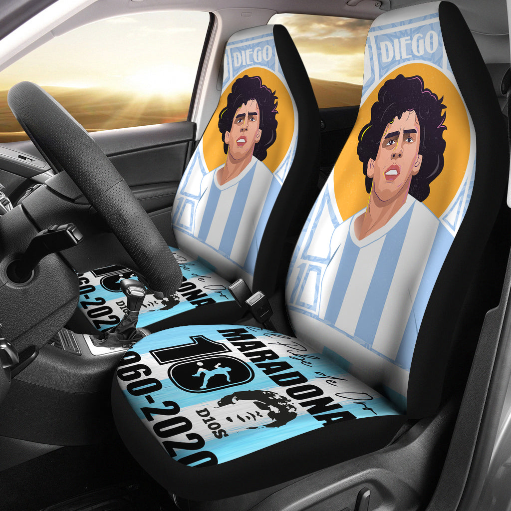 New Art Diego Armando Maradona 10 Rip 1969 2022 Car Seat Covers Gift For Fooball