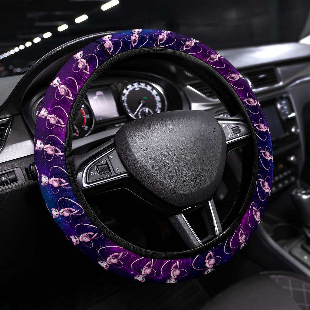 Mew Pokemon Anime Custom Car Steering Wheel Cover