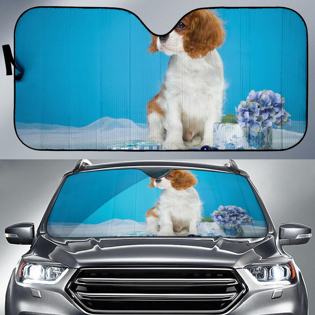 Spaniel Dog Puppy Hd Car Sun Shade Gift Ideas 2022