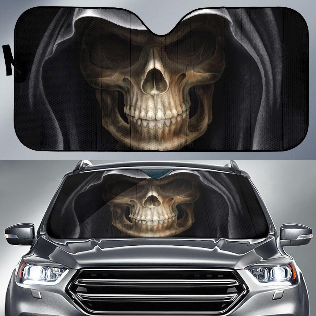 Skull 3D Car Sun Shades Amazing Best Gift Ideas 2022