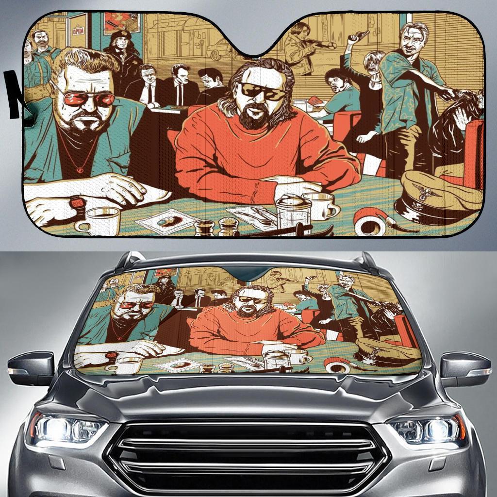 No Country For Old Men Big Lebowski Auto Sun Shade Amazing Best Gift Ideas 2021