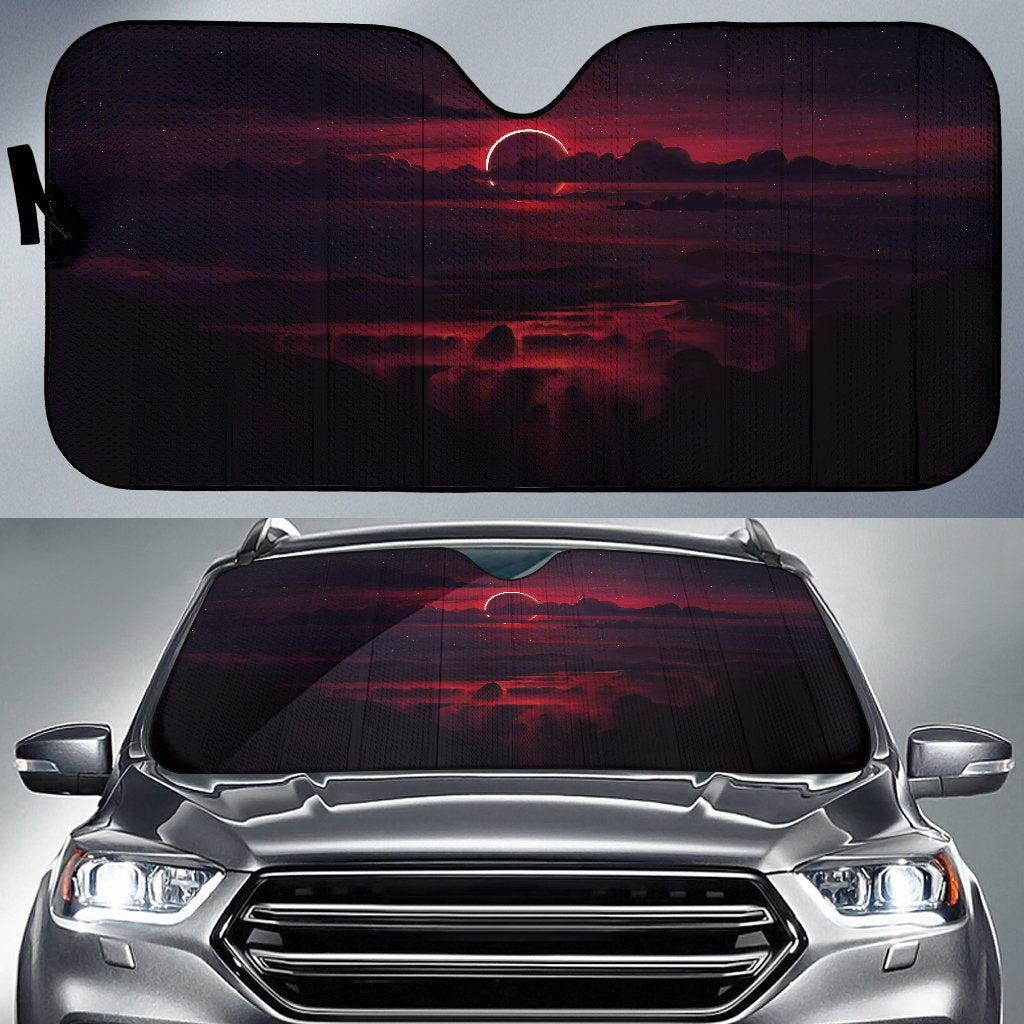 Digital Art Moon Night Sun Shade Gift Ideas 2021