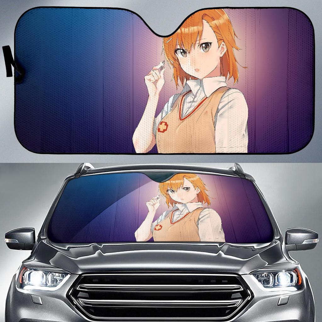 Mikoto Misaka A Certain Magical Index Hd 4K Car Sun Shade Gift Ideas 2022