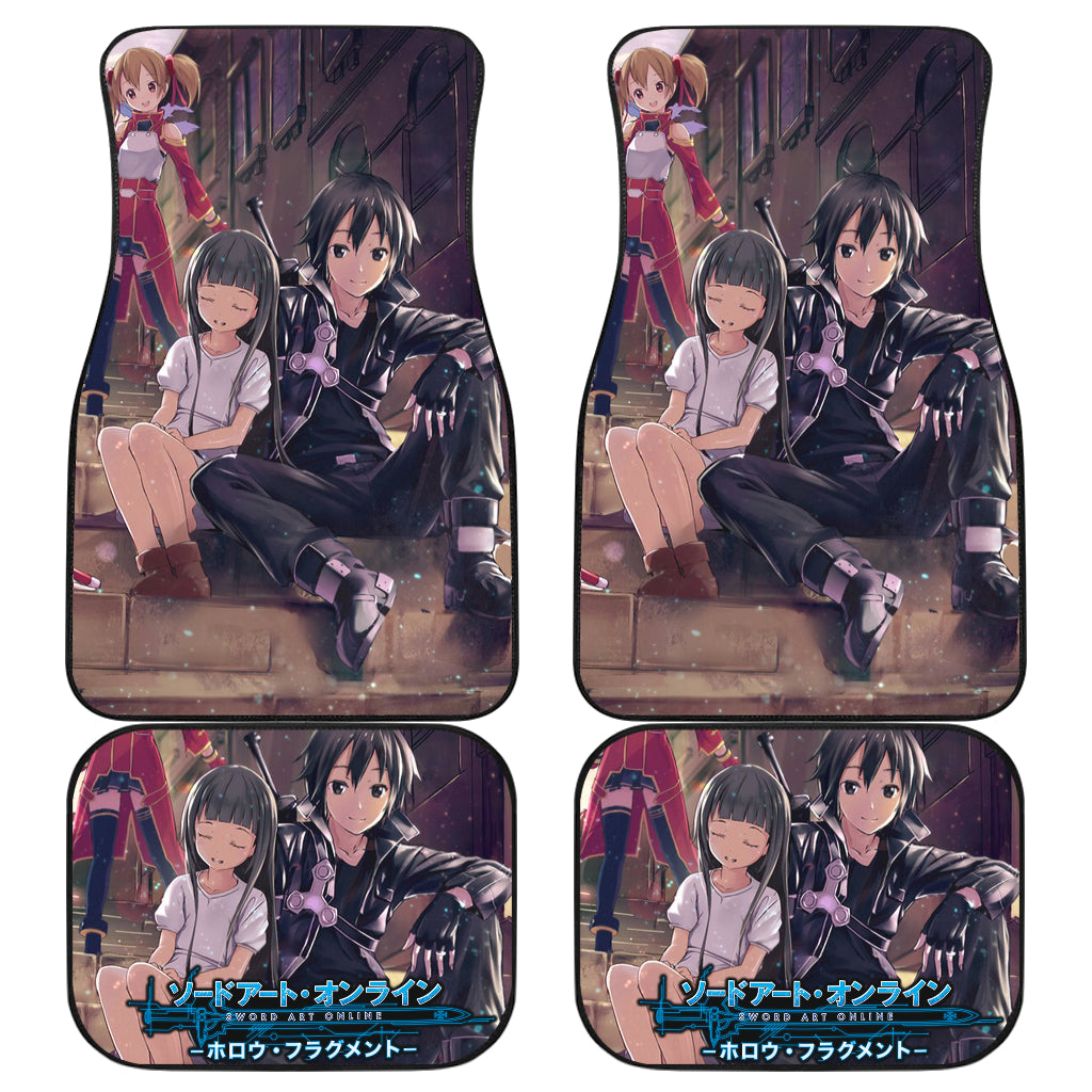 Sword Art Online Anime 4 Car Floor Mats Custom Car Accessories Car Decor 2022