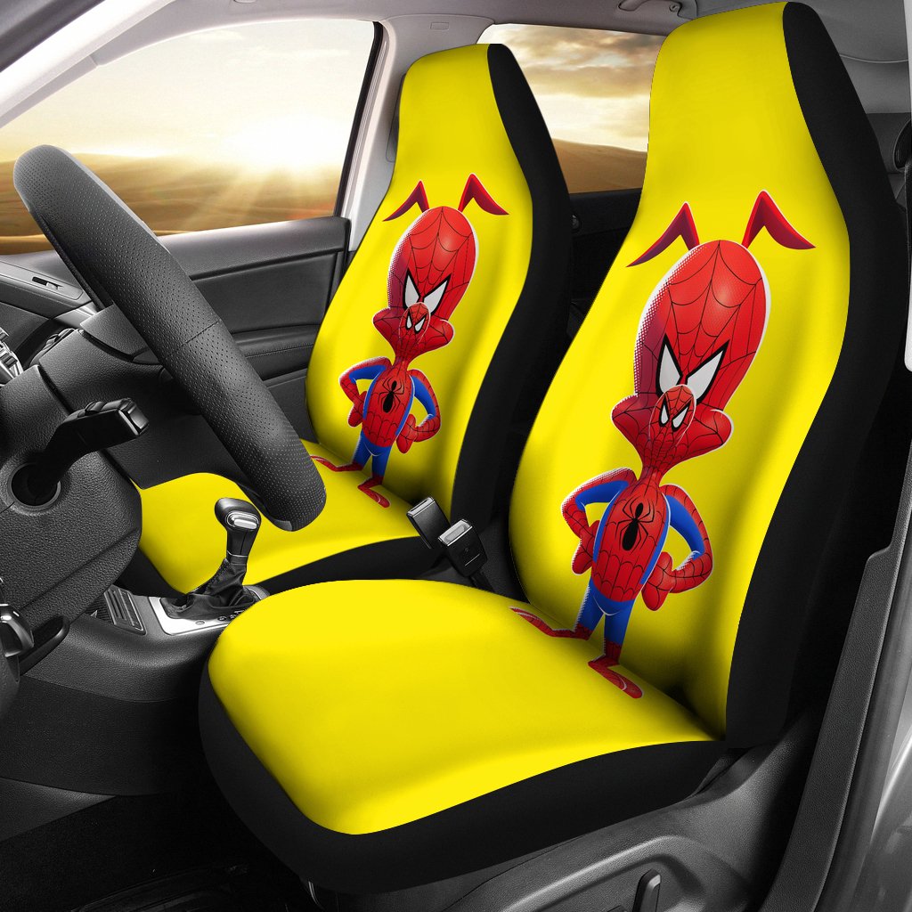 Spider Man Pig Into The Spider Verse Seat Covers