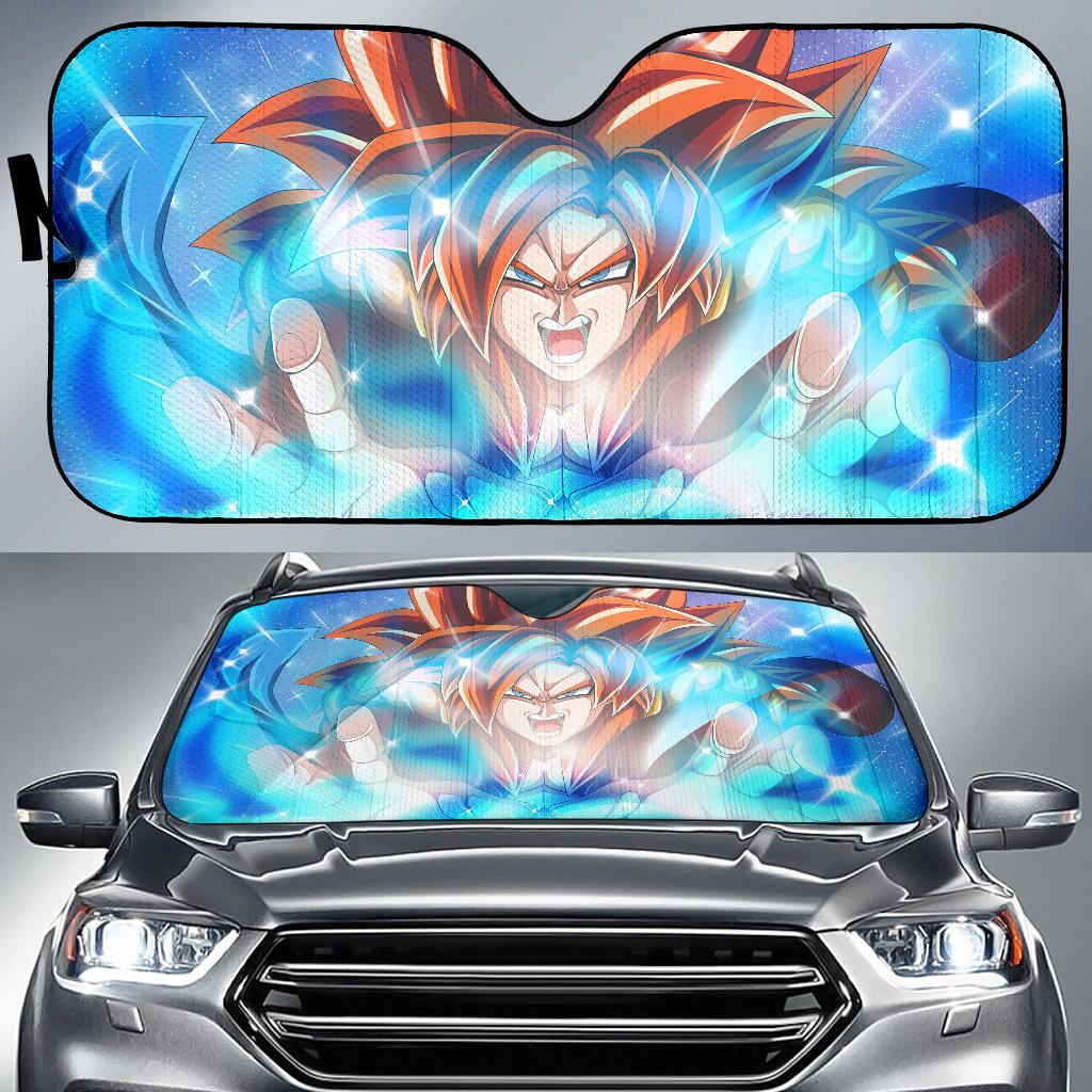 Super Saiyan Dragon Ball Super Hd Car Sun Shade Gift Ideas 2022