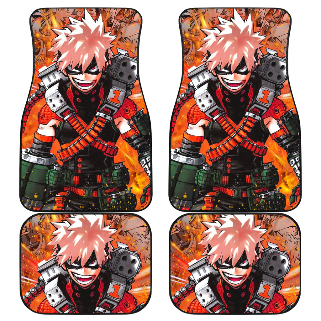 Bakugo Katsuki 9 Anime Car Floor Mats Custom Car Accessories Car Decor 2022