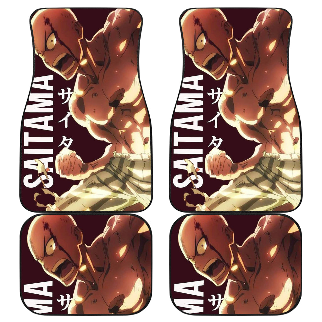 Saitama Punch Man 11 Car Floor Mats Custom Car Accessories Car Decor 2022