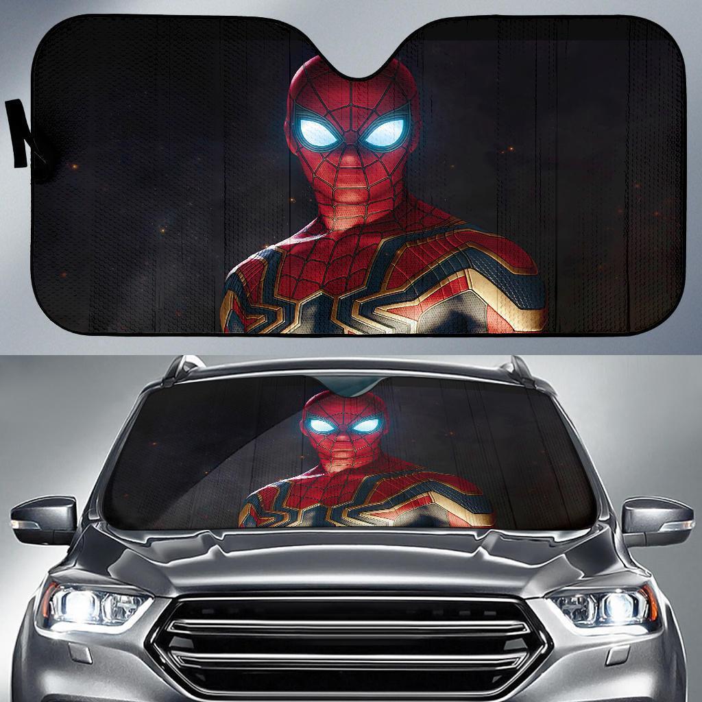 Spider Man Iron Suit Car Sun Shades Amazing Best Gift Ideas 2022