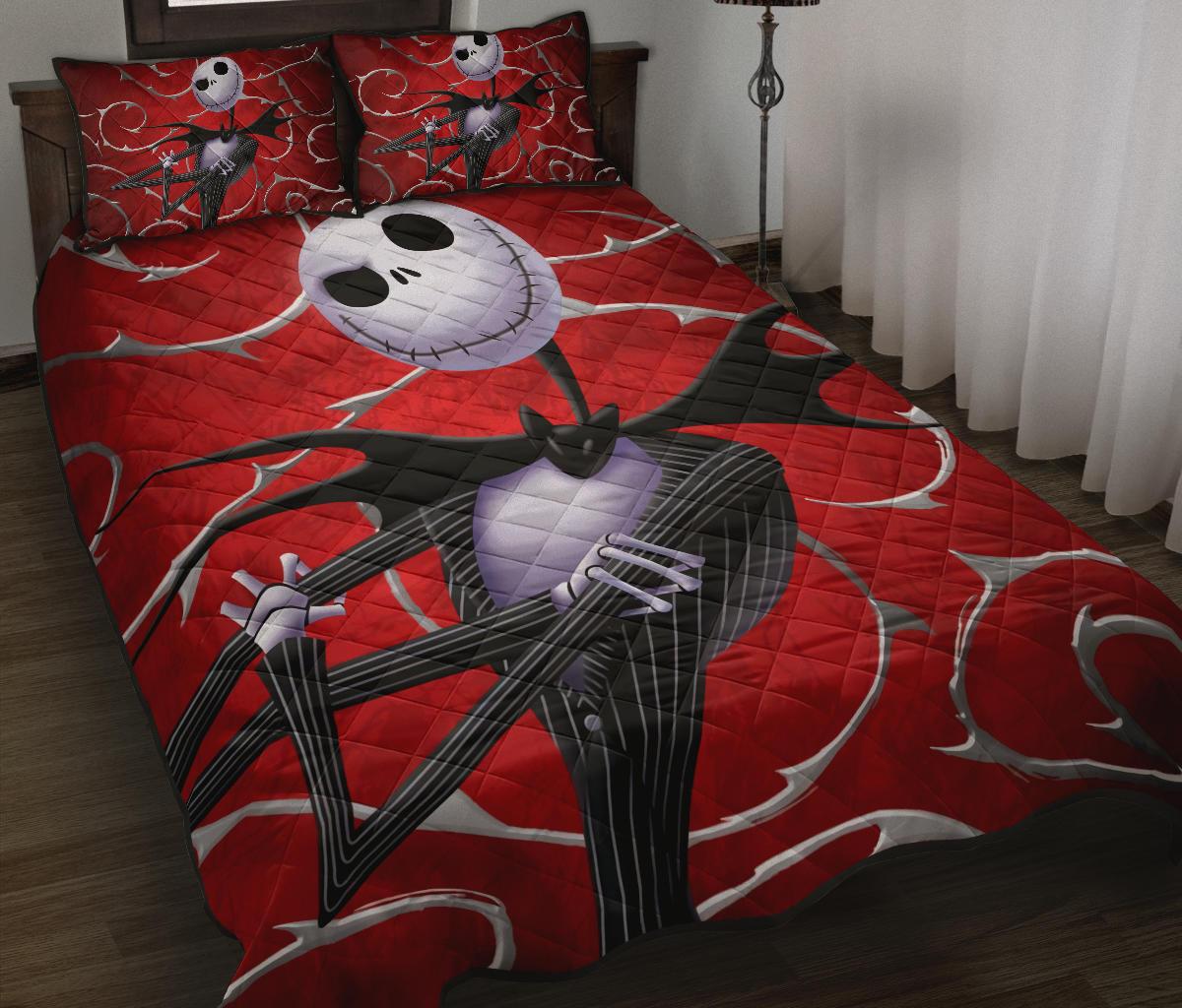 The Nightmare Before Christmas Halloween Movie Quilt Bed Set Pillow Case Amazing Decor Gift Ideas 14