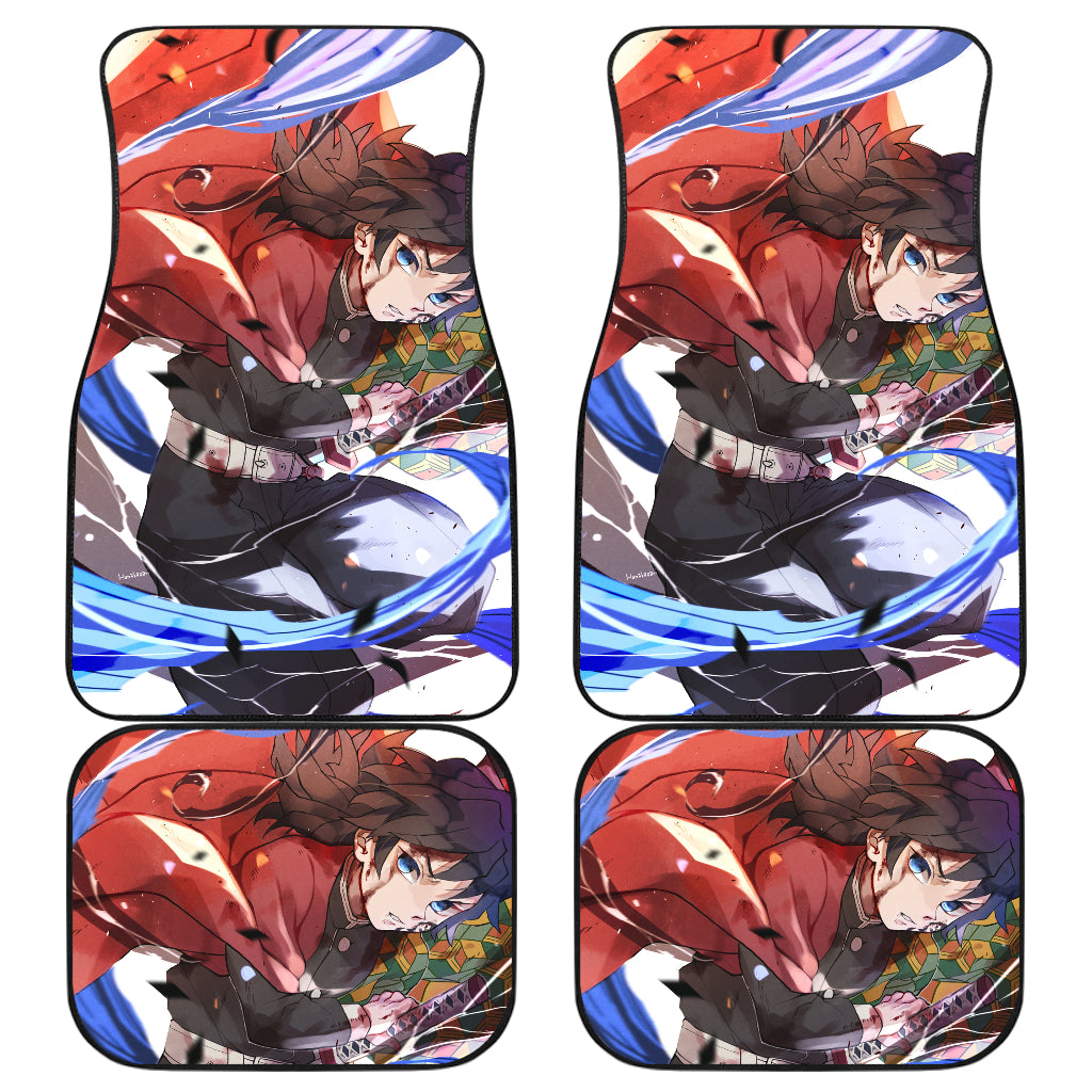 Water Hashira And Kanae Demon Slayer Uniform 7 Anime Car Floor Mats Custom Car Accessories Car Decor 2021