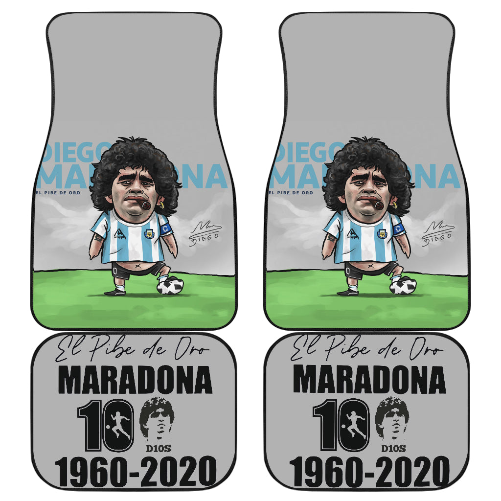 Diego Armando Maradona 10 Rip 1969 2022 33 Car Floor Mats Custom Car Accessories Car Decor 2022