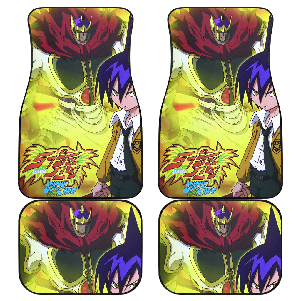 Tao Ren Shaman King 4 Car Floor Mats Custom Car Accessories Car Decor 2022