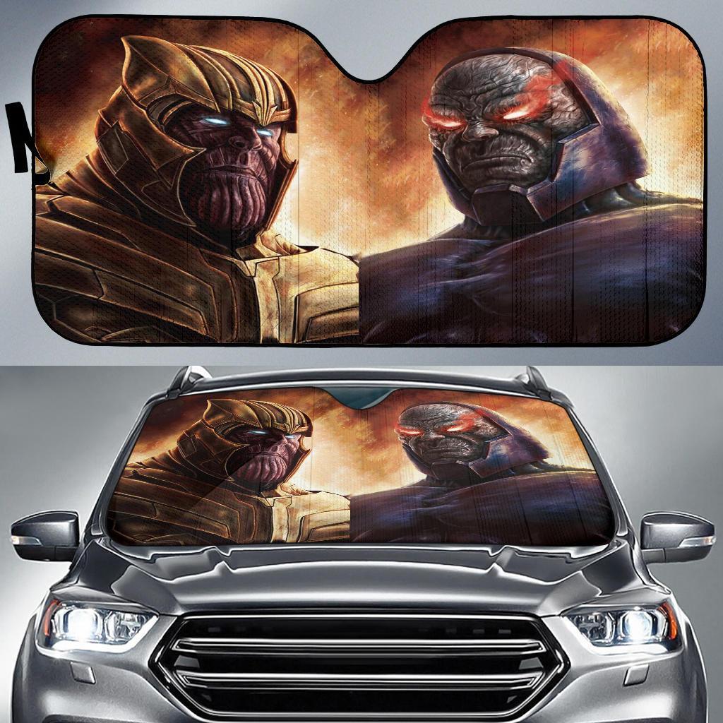 Thanos Vs Darkseid Auto Sun Shades Amazing Best Gift Ideas 2022