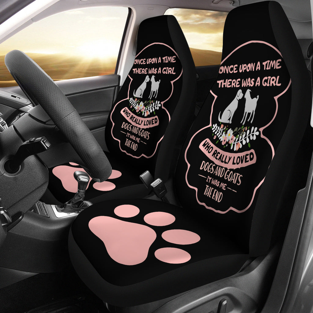 Once Upon A Time There Was A Girl Who Love Dogs And Goats Car Seat Covers