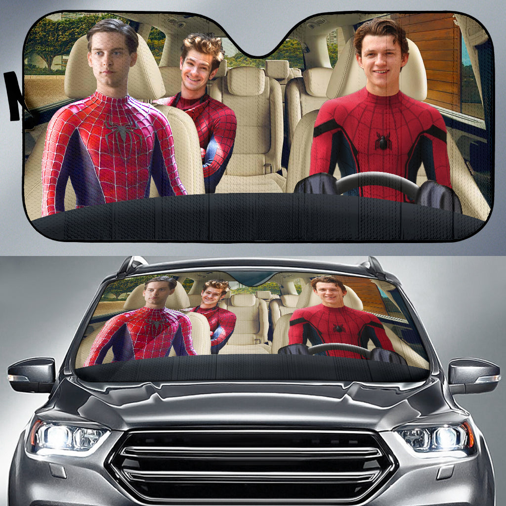 Spider Man Spider Verse 2021 Car Auto Sun Shade Amazing Gift Idea 2021