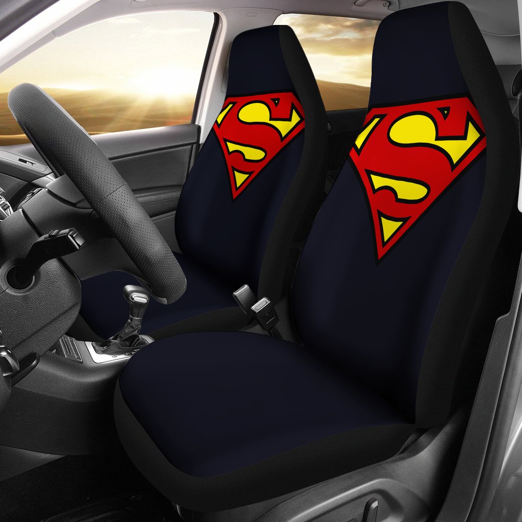 Superman Logo Seat Covers