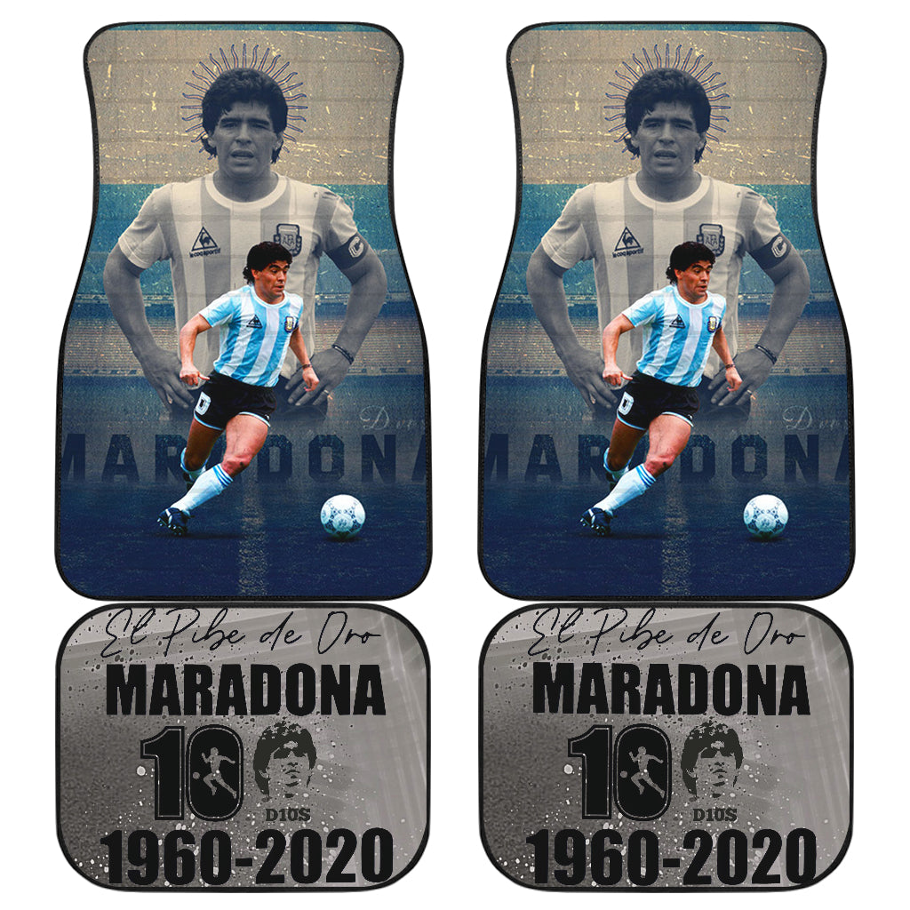 Diego Armando Maradona 10 Rip 1969 2022 43 Car Floor Mats Custom Car Accessories Car Decor 2022