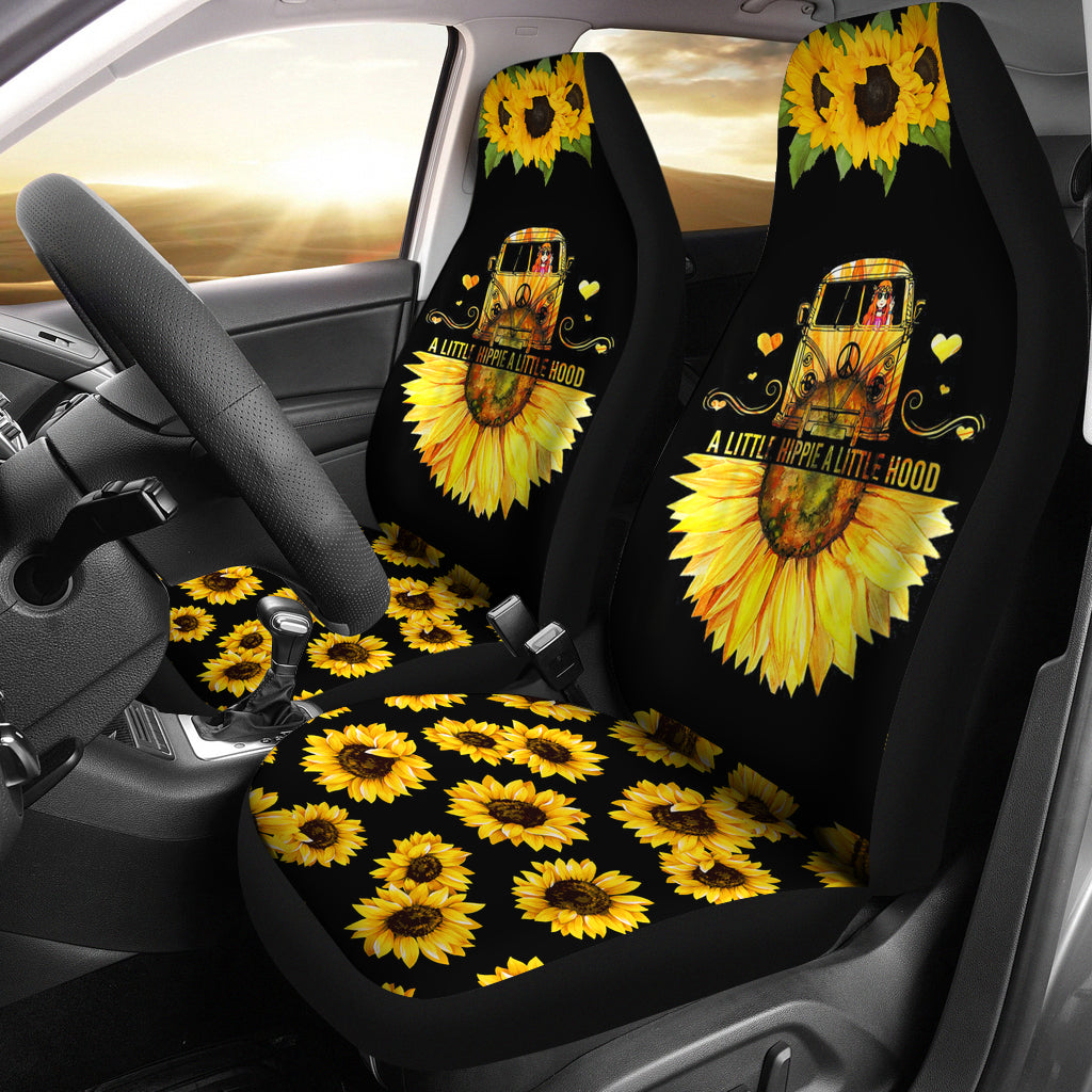 Sunflower A Little Hippie A Little Hood Car Seat Covers