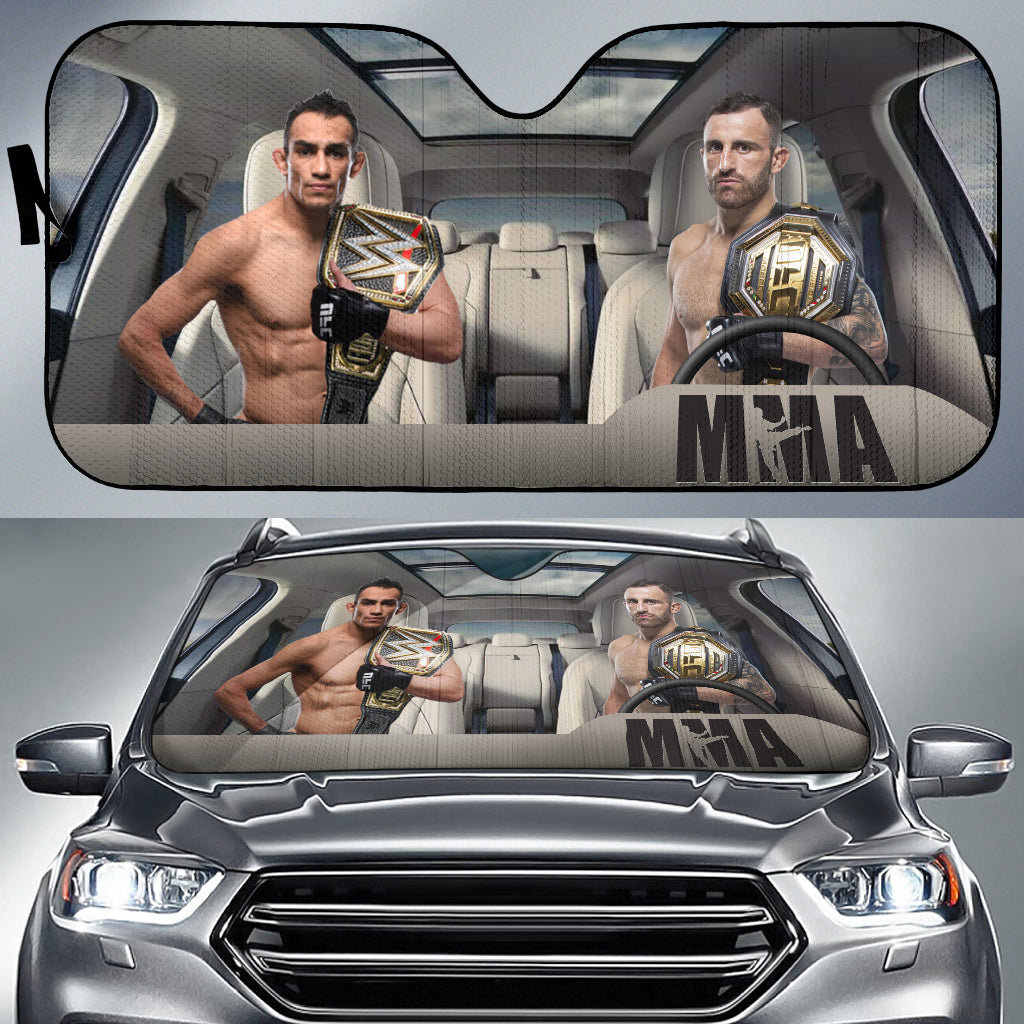 Tony Ferguson Vs Alexander Volkanovski Mma Driving Auto Sun Shade