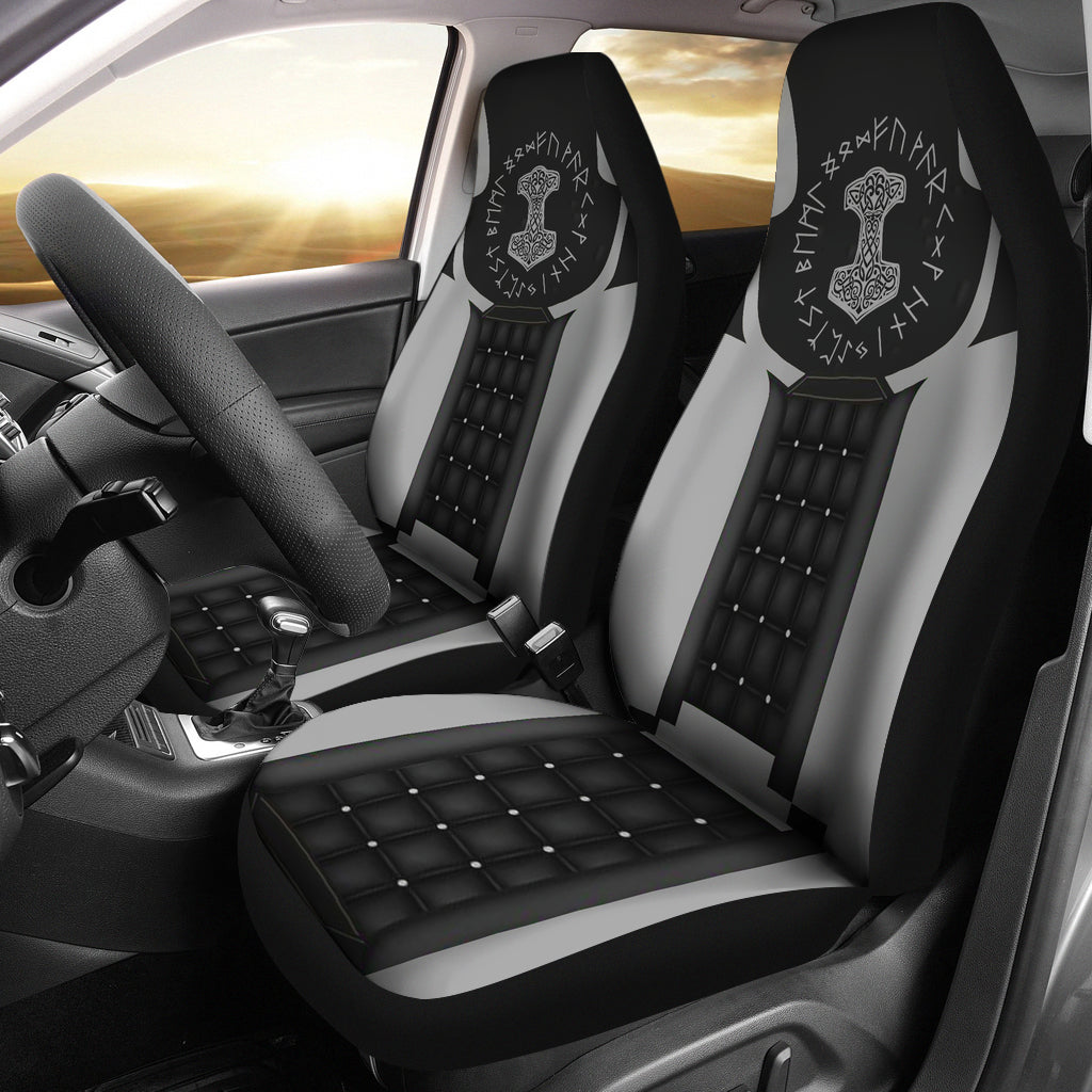 Thor Hammer Viking Premium Persionalized Car Seat Covers
