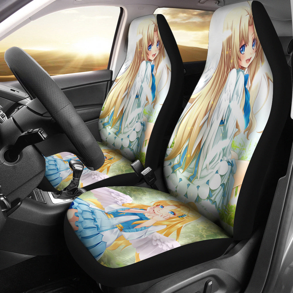 Cute Filo Art Tate No Yuusha No Nariagari Anime Manga Car Seat Covers