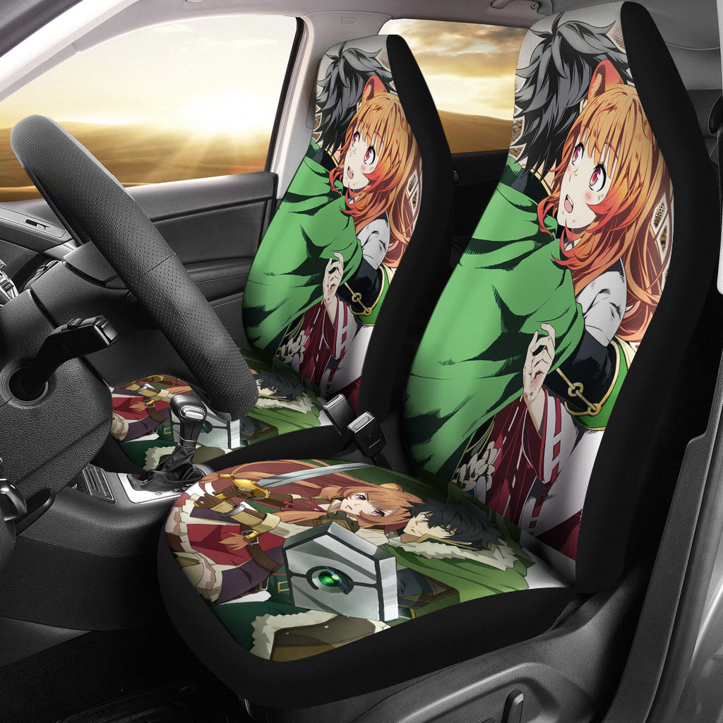 Raphtalia And Naofumi Hd Tate No Yuusha No Nariagari Anime Manga Car Seat Covers