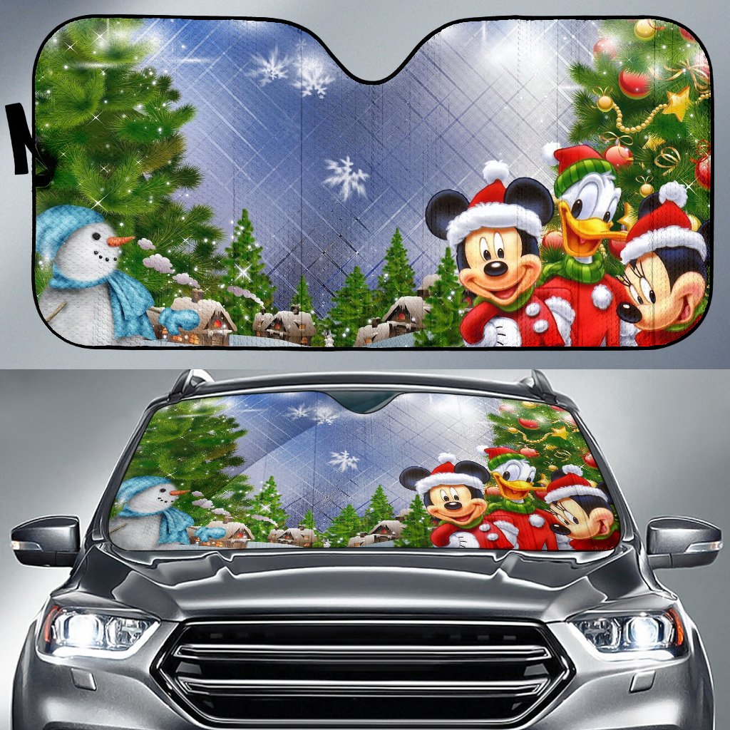 Mice Minnie Donlad Christmas Sun Shade Gift Ideas 2022