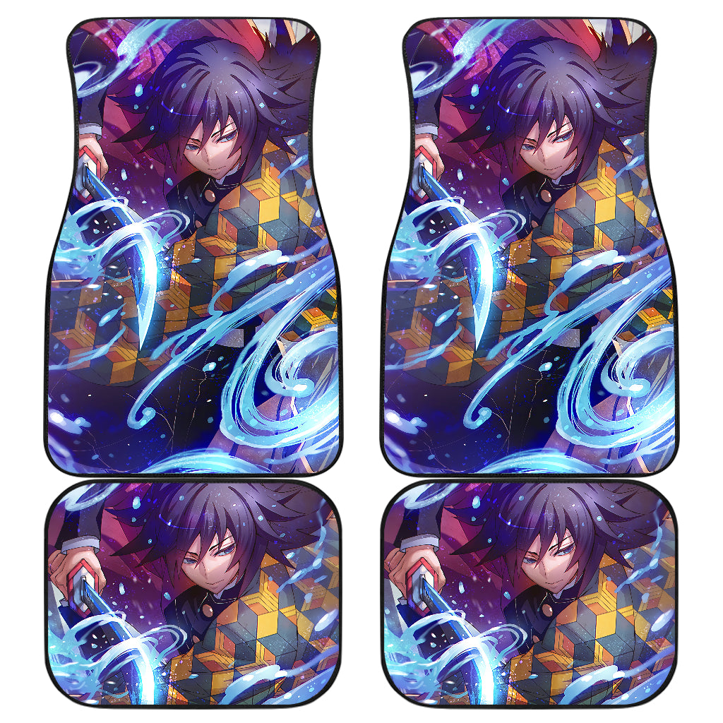 Water Hashira And Kanae Demon Slayer Uniform 4 Anime Car Floor Mats Custom Car Accessories Car Decor 2021