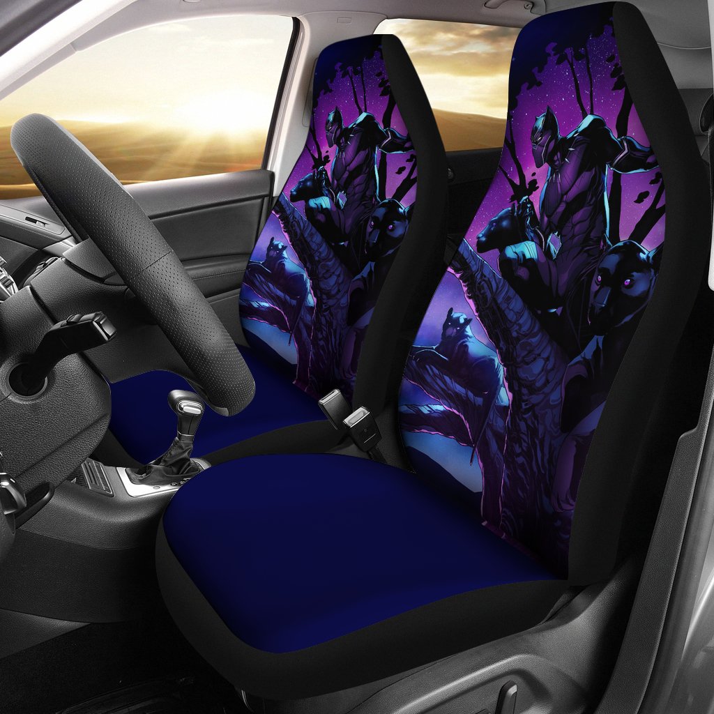 Black Panther 2022 Car Seat Covers 2 Amazing Best Gift Idea