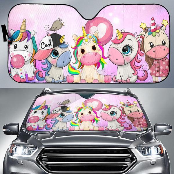 Unicorn Auto Sun Shade Amazing Best Gift Ideas 2021