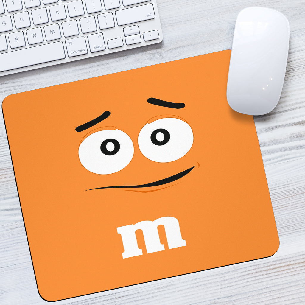 Chocolate M&M Orange Mouse Pads Office Decor Office Gift 2021